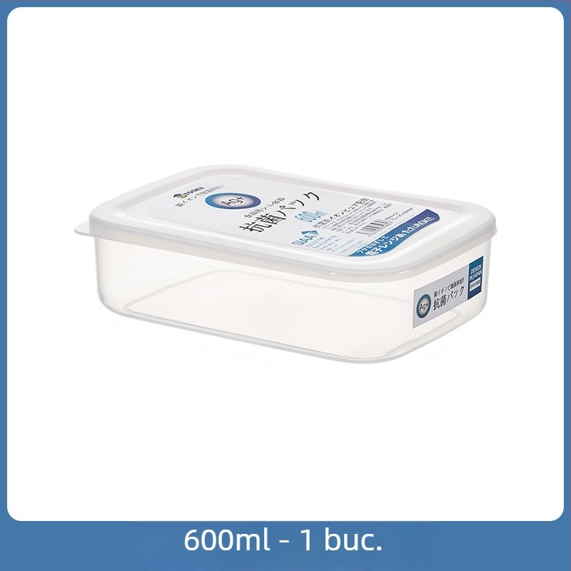 Cutie antibacteriană pentru frigider — PP de calitate alimentară, stil japonez, organizator