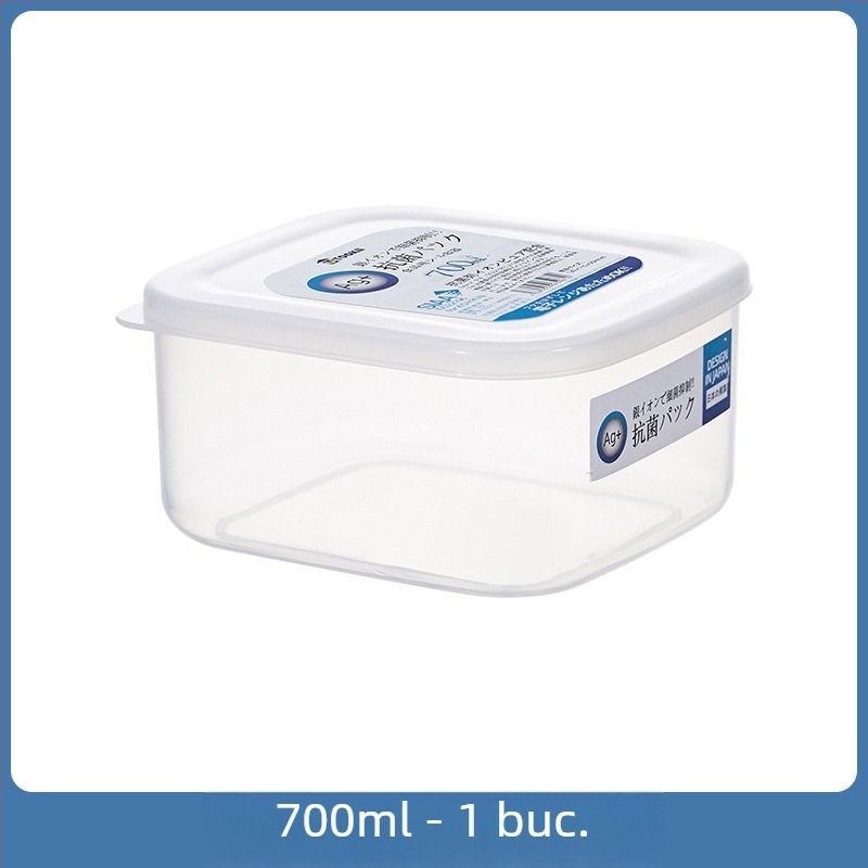 Cutie antibacteriană pentru frigider — PP de calitate alimentară, stil japonez, organizator