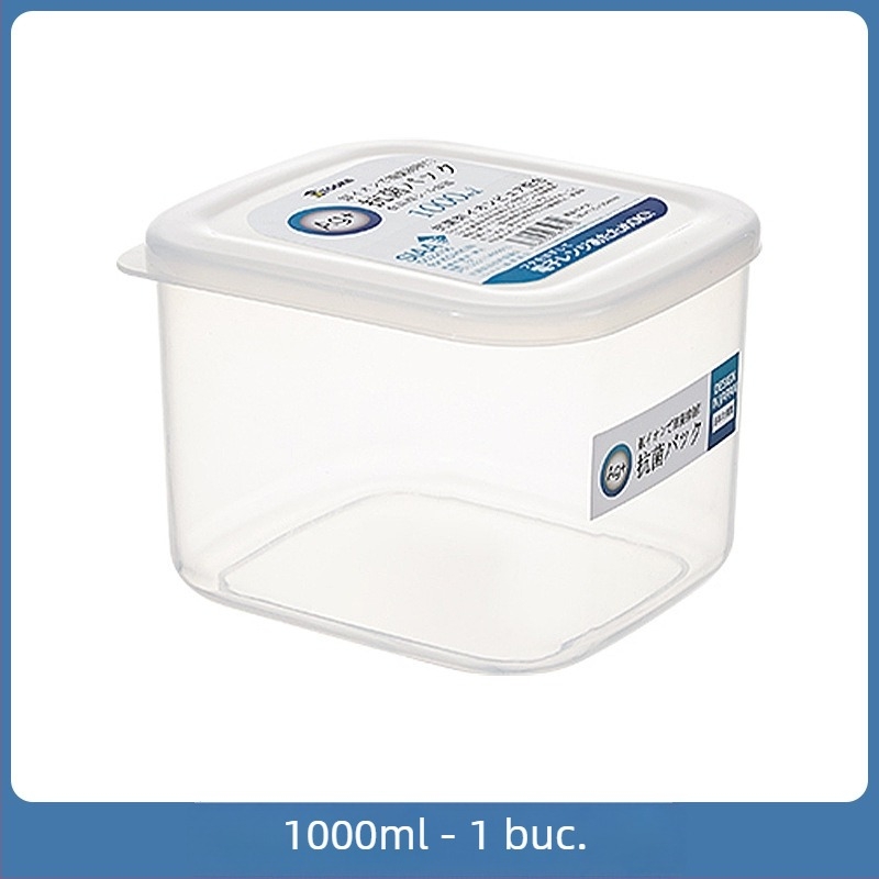 Cutie antibacteriană pentru frigider — PP de calitate alimentară, stil japonez, organizator
