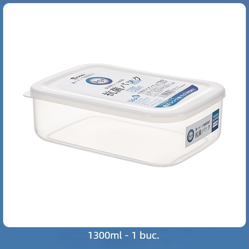 Cutie antibacteriană pentru frigider — PP de calitate alimentară, stil japonez, organizator