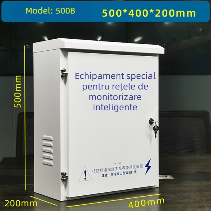 AN.S.BO Cutie de monitorizare a echipamentelor de rețea, cutie exterior impermeabilă pentru securitate și interfon, montaj pe stâlp