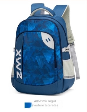 Rucsac unisex cu capacitate mare pentru elevi din clasele 5–6, poliester impermeabil