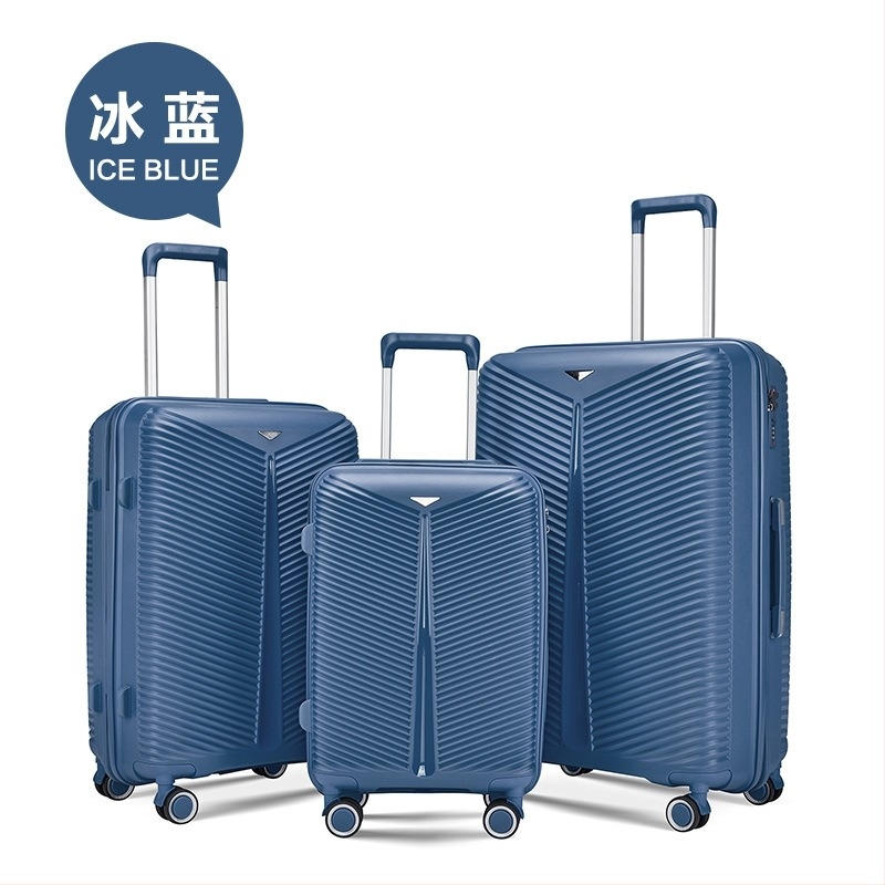 Valiză de cabină cu rotile universale, închidere TSA cu combinație, PP material, extensie (Material: PP; Greutate: 5 kg; Închidere: TSA cu combinație; Roți: universale; Extensie: Da)