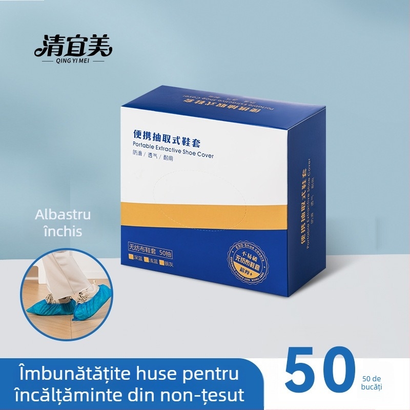 Căptușeală pentru încălțăminte de unică folosință, în cutie, țesătură nețesută, impermeabile, antiderapante, rezistente la uzură, grosime 21 g