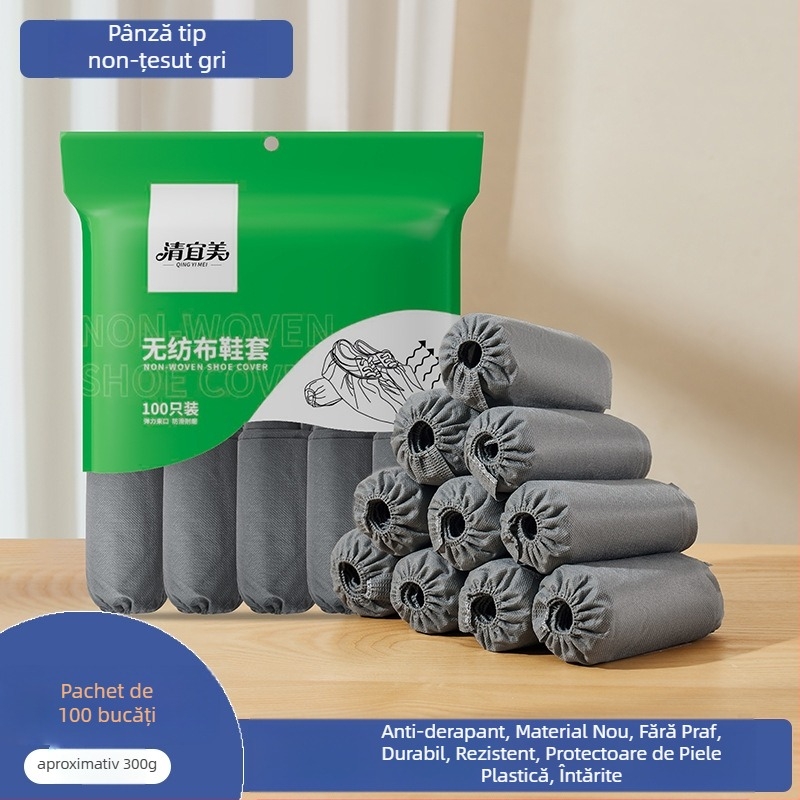 Căptușeală pentru încălțăminte de unică folosință, în cutie, țesătură nețesută, impermeabile, antiderapante, rezistente la uzură, grosime 21 g