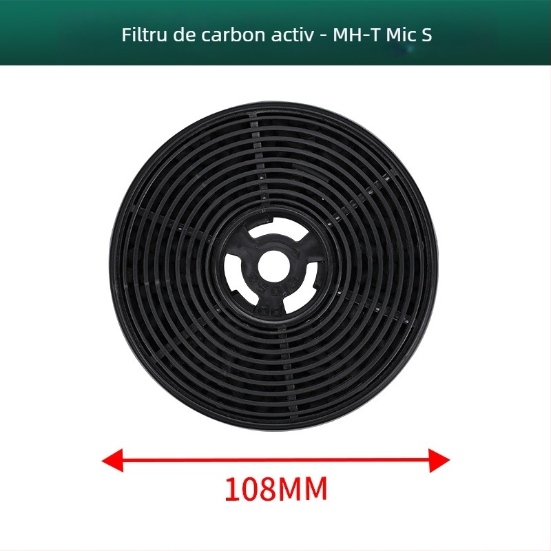 Manhe Filtru cu carbon activ pentru hota de bucătărie, circulație internă, montaj pe suprafață, model Activated carbon