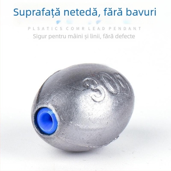 Greutăți de pescuit din cauciuc, design tip cilindru-barrel, în pungă rotundă, personalizabile