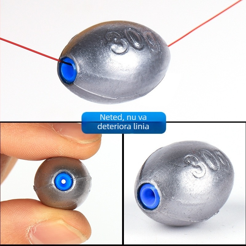 Greutăți de pescuit din cauciuc, design tip cilindru-barrel, în pungă rotundă, personalizabile