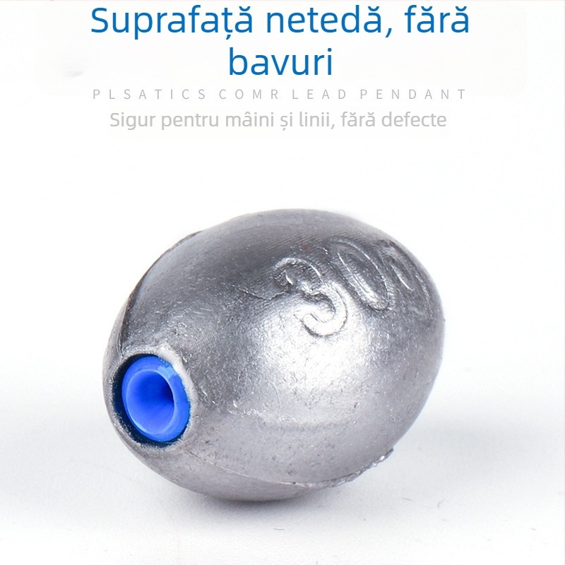 Greutăți de pescuit din cauciuc, design tip cilindru-barrel, în pungă rotundă, personalizabile