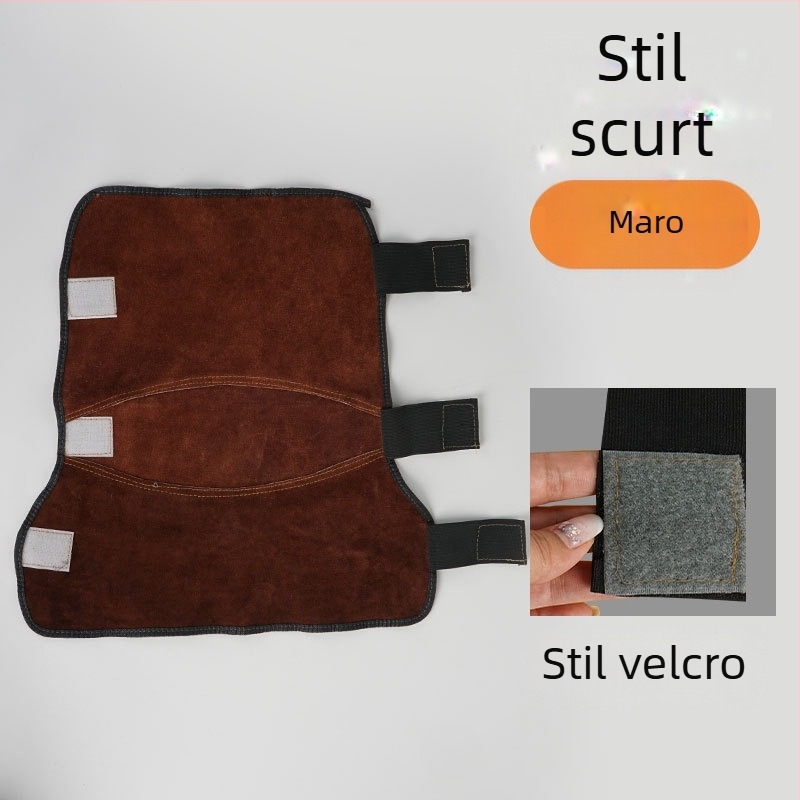 Genunchiere pentru sudură din piele de vită, 400 g, pentru sudură, tăiere, șlefuire