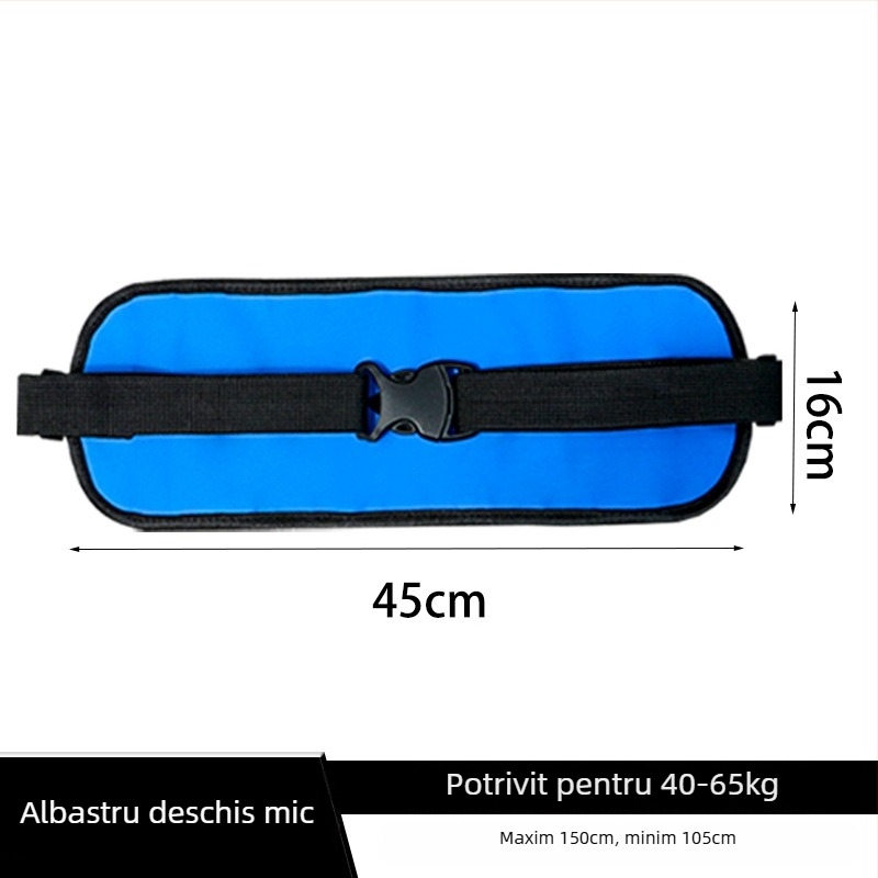 Curea pentru scaunul cu rotile Kaixiu – curea din poliester și funie de siguranță din poliester, lungime 55 cm