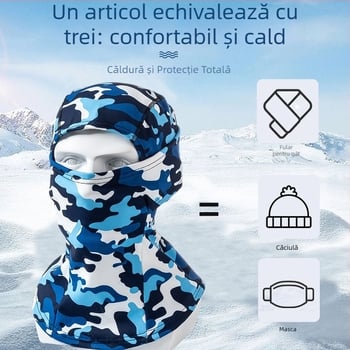 Mască de ciclism Qumozhe, poliester, unisex, personalizabilă