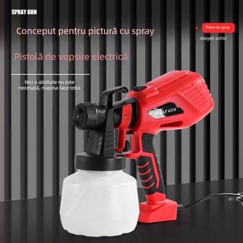 Pistol electric pentru vopsit uz casnic - baterie litiu reîncărcabilă, 220V, aplicație universală, marca Brother si