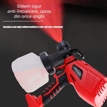 Pistol electric pentru vopsit uz casnic - baterie litiu reîncărcabilă, 220V, aplicație universală, marca Brother si