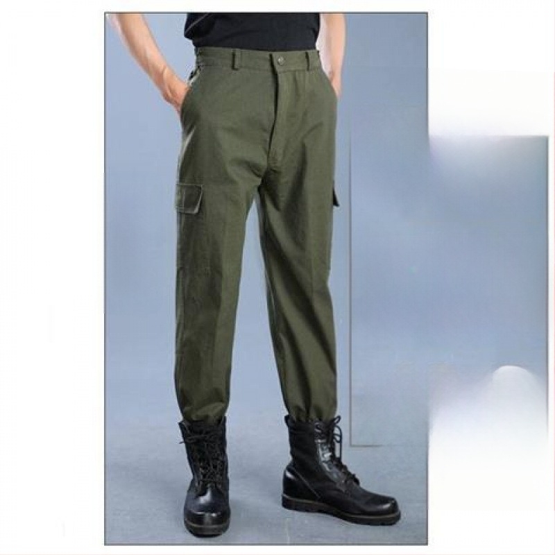 Pantaloni tactici pentru băieți, croială slim cu talie elastică, stil militar, primăvară-toamnă, pantaloni de antrenament cu mai multe buzunare pentru exterior