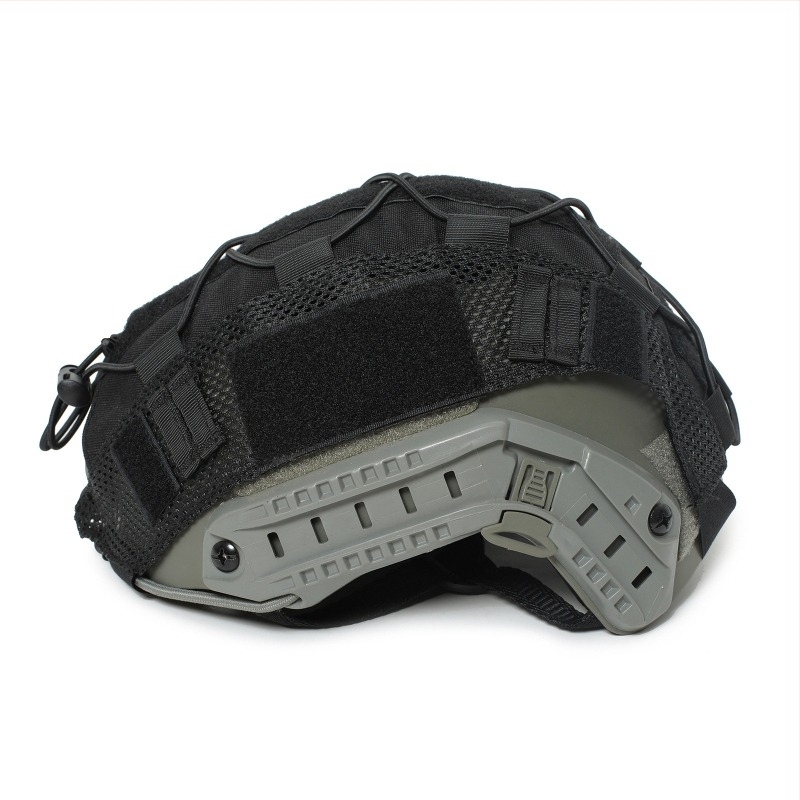 Acoperire externă pentru cască tactică – Nylon, universală, camuflaj geometric, fără căptușeală, pentru sporturi în aer liber, Vara 2022