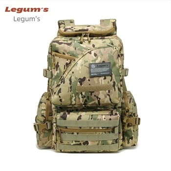 Rucsac camuflaj impermeabil pentru exterior, cu capacitate mare; material Oxford; căptușeală poliester; respirabil, rezistent la apă, uzură.