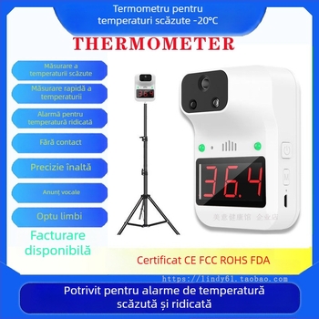 Termometru infraroșu fără contact K3+ / K3X, complet automat, măsurarea temperaturii corpului la temperaturi scăzute
