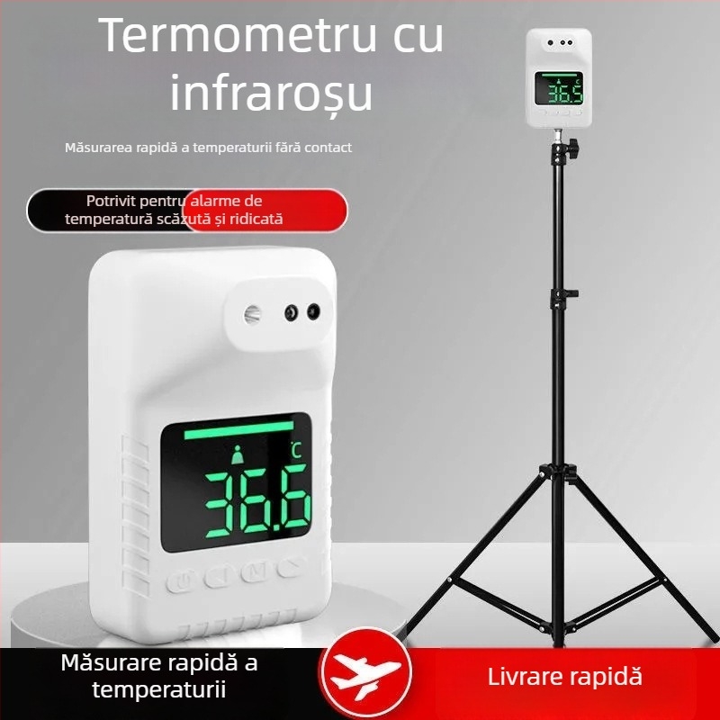 Termometru infraroșu fără contact K3+ / K3X, complet automat, măsurarea temperaturii corpului la temperaturi scăzute