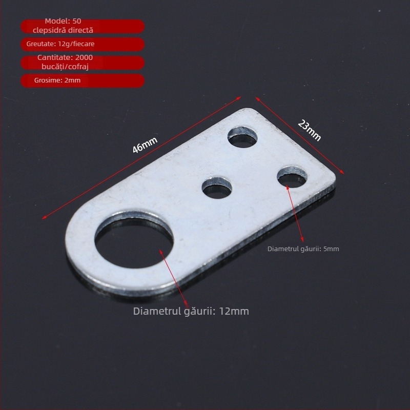 Zăvor pentru uși din fier, pentru uși din lemn și dulapuri, galvanizat, model 40-110, stil modern minimalist