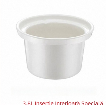 Accesorii pentru oală electrică: capac ceramic și inserție interioară, compatibile cu oala Changhong, pentru ghiveci, supe și terci