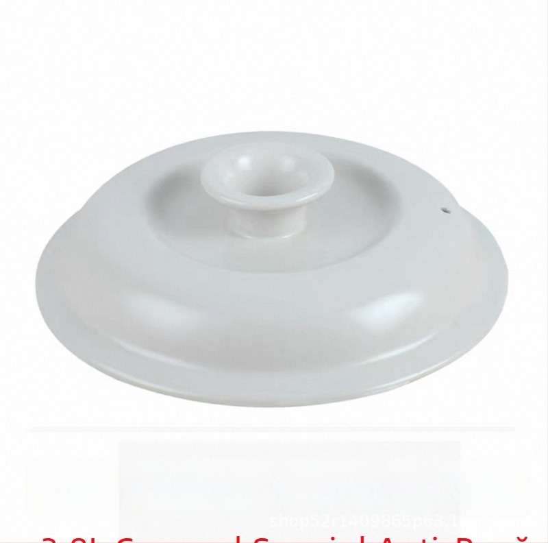 Accesorii pentru oală electrică: capac ceramic și inserție interioară, compatibile cu oala Changhong, pentru ghiveci, supe și terci