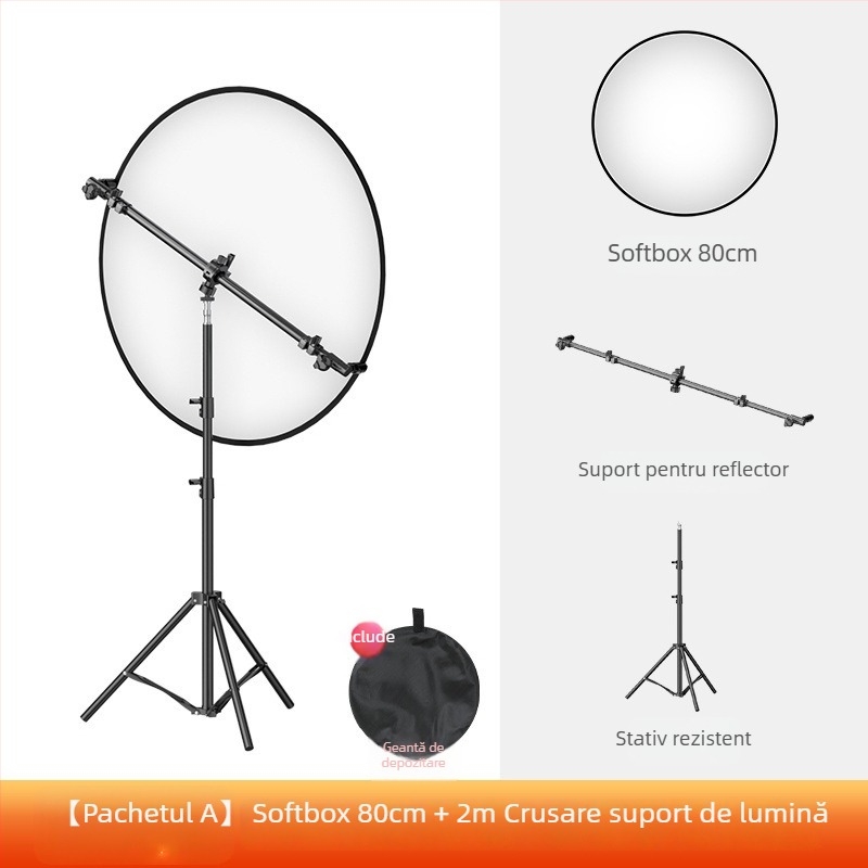 Panou fotografic pentru lumină difuză — pliabil, portabil, din aliaj de magneziu, panou difuzor, suport de studio