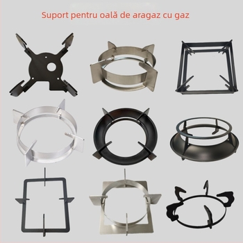 Suport pentru oale de aragaz - raft antiderapant, accesoriu pentru ținerea vaselor, model: Gas stove pot holder