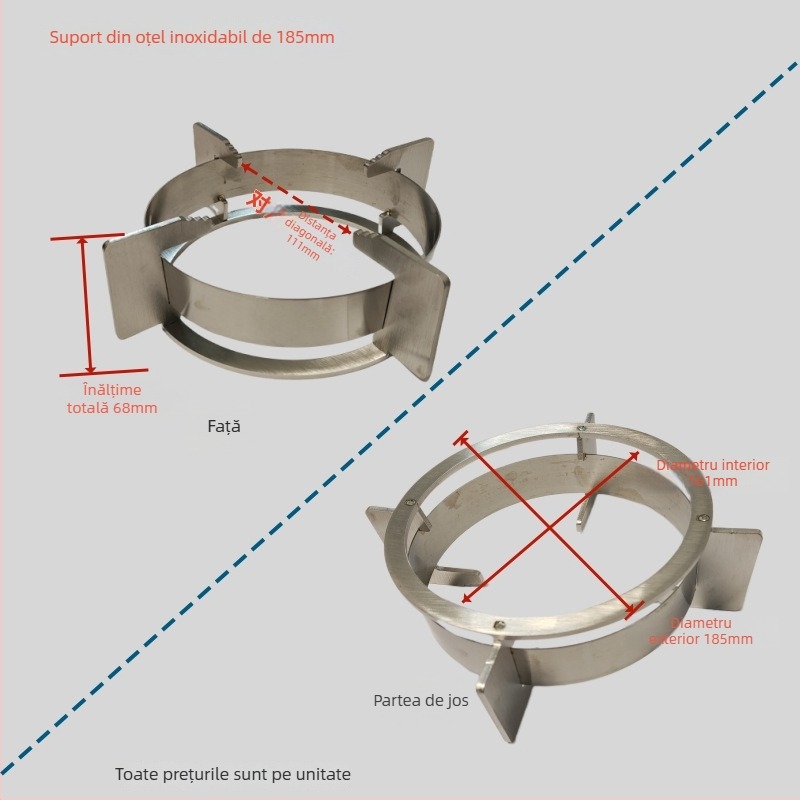 Suport pentru oale de aragaz - raft antiderapant, accesoriu pentru ținerea vaselor, model: Gas stove pot holder