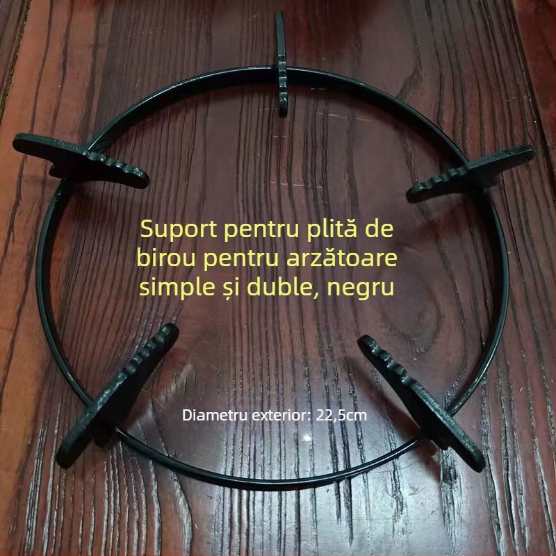 Suport circular pentru aragaz cu gaz, universal, antiderapant, suport pentru oală de lapte