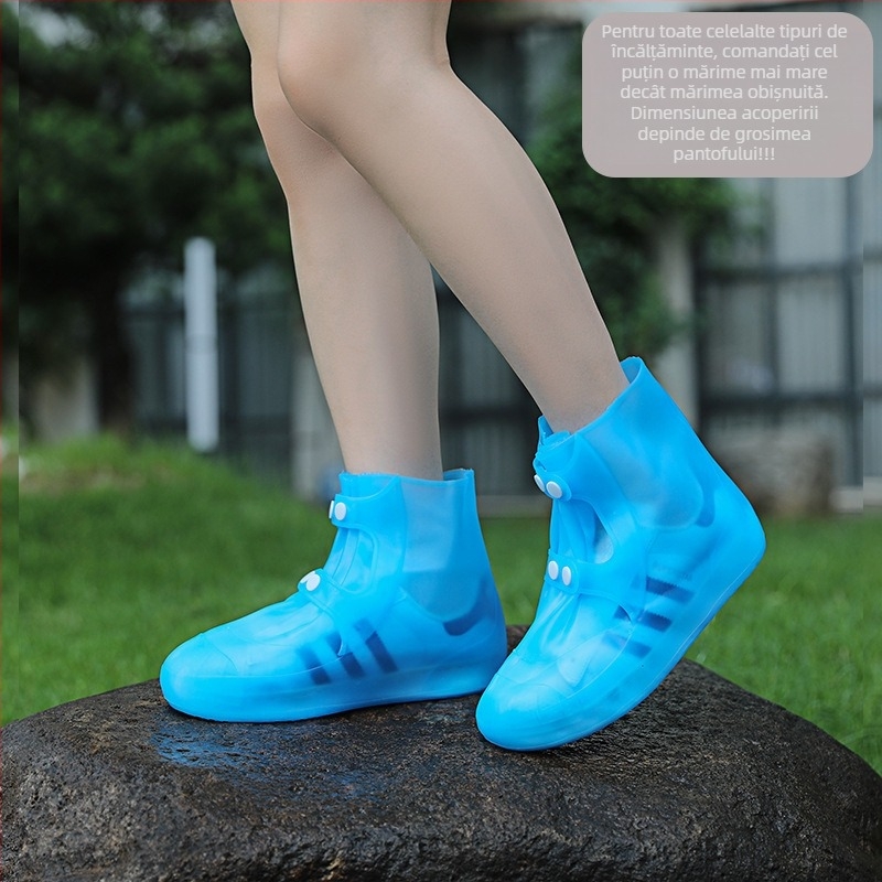 Huse de ploaie pentru pantofi pentru bărbați, impermeabile, antiderapante, PVC