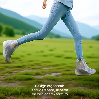 Capace de pantofi pentru drumeții și alpinism, de unică folosință, antiderapante, groase și rezistente, origine Yiwu, marcă Friendly, material PE, stil simplu