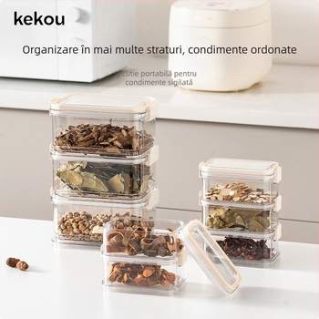 Cutie de depozitare alimentară din plastic, dreptunghiulară, etanșă, 1–2 L, set de 24 de bucăți, design minimalist