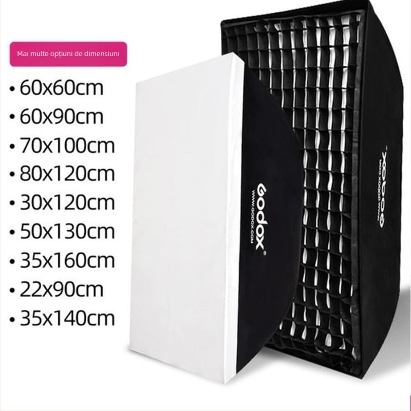 Softbox pentru iluminare de studio — Shenniu, țesătură de lumină moale, model: Altul