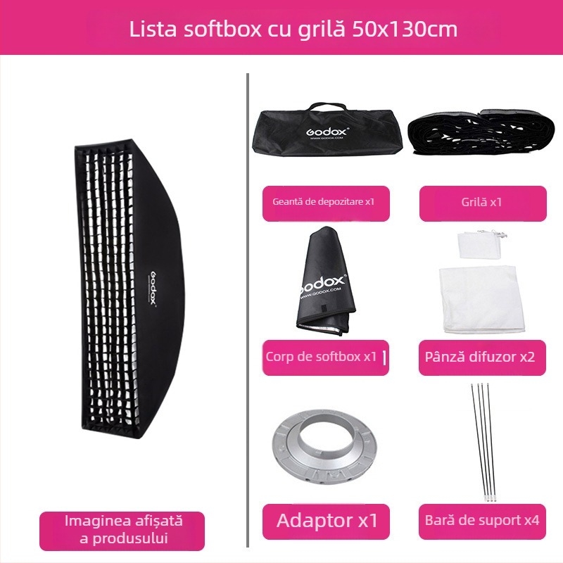 Softbox pentru iluminare de studio — Shenniu, țesătură de lumină moale, model: Altul