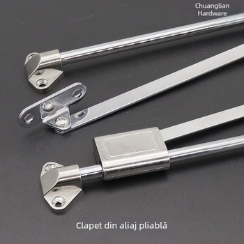 Știft de ușă pentru dulap, 6 inch, aliaj pliat, cu suport de poziționare