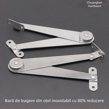 Știft de ușă pentru dulap, 6 inch, aliaj pliat, cu suport de poziționare