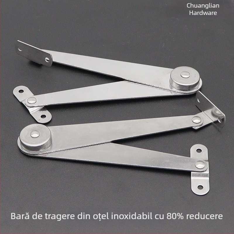 Știft de ușă pentru dulap, 6 inch, aliaj pliat, cu suport de poziționare