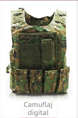 Vesta tactic Camuflaj Wolf – rezistentă la uzură, unisex pentru adulți, primăvară