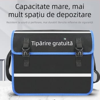 Geantă de un umăr pentru unelte, Seria Custom, pentru transport și protecția uneltelor, stil orizontal