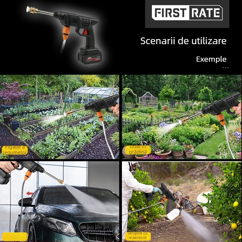 Pistol de pulverizare Fusuri pentru spălarea mașinii, pulverizator electric, 600W, 2,1 kg