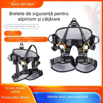 Bodari centură de siguranță pentru alpinism și cățărare – centură de siguranță semi-corp pentru salvare și construcții