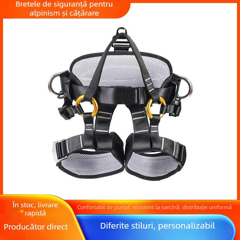 Bodari centură de siguranță pentru alpinism și cățărare – centură de siguranță semi-corp pentru salvare și construcții