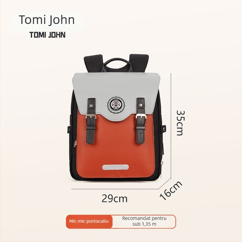 Ghiozdan pentru școala primară - Nailon, Impermeabil, Respirabil, Închidere cu șnur, Compartiment pentru documente