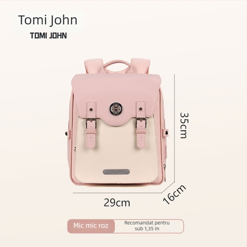 Ghiozdan pentru școala primară - Nailon, Impermeabil, Respirabil, Închidere cu șnur, Compartiment pentru documente