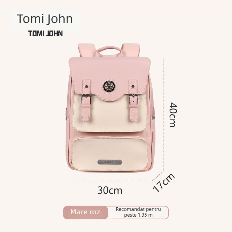 Ghiozdan pentru școala primară - Nailon, Impermeabil, Respirabil, Închidere cu șnur, Compartiment pentru documente