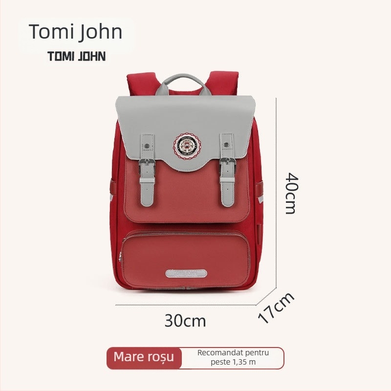 Ghiozdan pentru școala primară - Nailon, Impermeabil, Respirabil, Închidere cu șnur, Compartiment pentru documente