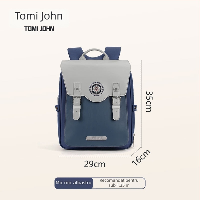 Ghiozdan pentru școala primară - Nailon, Impermeabil, Respirabil, Închidere cu șnur, Compartiment pentru documente