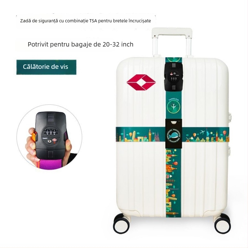 Bandă pentru bagaje Unique PU — curea pentru bagaje/umeri