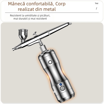 Airbrush pentru torturi, wireless, electric — pentru mousse și pigmenți, baterie Li-ion reîncărcabilă, 12V, marca Comes